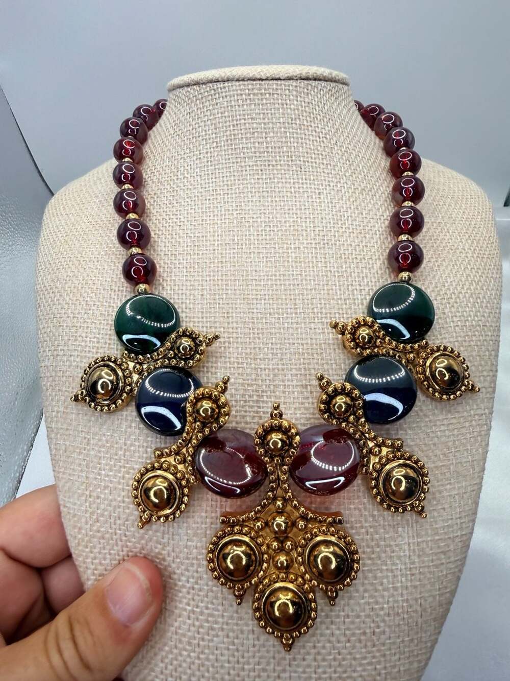 Jose Barrera For Avon Adriatic Collection Statement Necklace